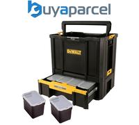 Dewalt Tstak III Combo - Carry Open Tote Tool Box Carrier + Deep Drawer Case