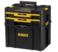 Dewalt Tstak IV Combo - Carry Open Tote Tool Box Carrier + 2 Drawer Organiser