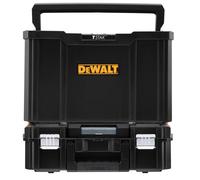 Dewalt Tstak Tool Carry Open Tote Tool Box Carrier + Tstak Ii Case - Twin Pack