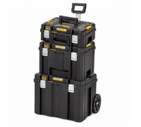 Dewalt Tstak Tool Storage Combo Kit - Tstak 2.0 Mobile Storage Box, Tstak Vi Deep Toolbox & Tstak Ii Flat Top Toolbox