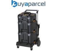 Dewalt Tstak Tower Trolley - Includes 2 X T-Stak Vi Deep Cases 1 X Tstak Ii Case