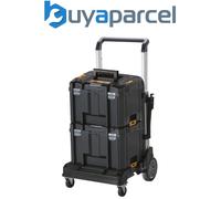 Dewalt TStak Tower Trolley - Includes 2 x T-Stak VI Deep Tool Cases DWST1-71195