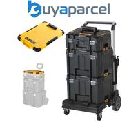 Dewalt TStak Tower Trolley - Includes 2 x VI Deep Cases + II Case + Clipboard