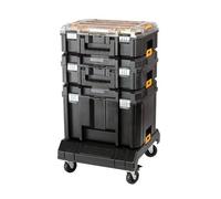Dewalt Tstak Vi Deep Tool Storage Case + Drill Case + Organiser + Cart Trolley