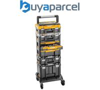 Dewalt Ultimate TStak Tower Trolley Carrier Set - 6 Tstak Boxes & Organisers