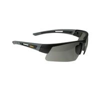 DEWALT Unisex DPG100 Half Frame Comfort Fit Protective Eyewear Black Frame Smoke Lens