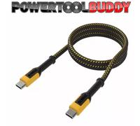 Dewalt USBC to USB-C 100W Reinforced Charging Cable 1.8m/1.2m DWT1310006 1310007