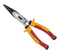 Dewalt VDE Long Nose Pliers 200mm, Approx. Hardness 61±2 HRC and Depth is 1.5±0.5mm.