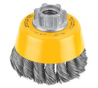 DEWALT Wire Cup Brush, Knotted, 3-Inch (DW4910)