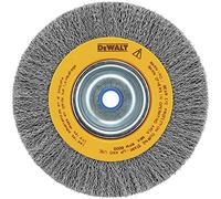 DEWALT Wire Wheel for Bench Grinder, Crimped Wire, 8-Inch