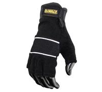 Dewalt DPG213 Fingerless Performance Gloves Black/Yellow/Charcoal L Co L