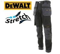 Dewalt Work Trousers Holster Pockets Harrison Heavy Duty Pro Stretch Black/Grey