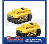 Dewalt x2 Genuine DCB182 18V 4.0Ah XR Li-Ion Battery Fits DCN692 DCS331 DCS355