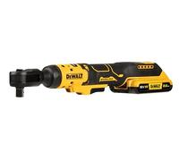 DEWALT | XR 1/2in Open Head Ratchet 18V 1 x 2.0Ah Li-ion | DCF512D1-GB | Variable speed trigger provides greater control, while the narrow motor design improves access in tight spaces.