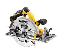 DEWALT XR 18V Brushless 184mm Circular Saw, Guide Rail Compatible, 58mm Deep Cut, Tool-Free Adjustment, TSTAK Box, LED, AirLock Dust Extraction, Bare Unit - DCS572NT-XJ