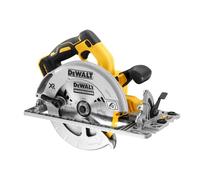 DEWALT XR 18V Brushless 184mm Circular Saw, Guide Rail Compatible, 58mm Deep Cut, Tool-Free Adjustment, TSTAK Box, LED, AirLock Dust Extraction, Bare Unit - DCS572NT-XJ