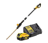 DEWALT - XR 18V brushless pole hedge trimmer with battery - cutting capacity 25 mm - speed 2800 cps/min - cutting 75min/charge - DCMPH566P1-QW