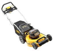DEWALT - XR Brushless 18V 5Ah Li-Ion Lawnmower - DCMW564P2-QW - Cordless Lawn Mower with 2 Batteries, Charger and 55L Pick Up Bag - Cutting Width 48 cm - Mowing up to 800 m² - 36 V
