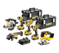 DeWALT | XR Brushless 6 Piece Kit | 18V 3 x 5.0Ah Li-Ion | DCK664P3