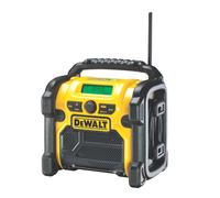 DeWalt XR Compact Digital Radio, DAB+/FM, 3.5mm Aux, Battery or Mains w/ Handle