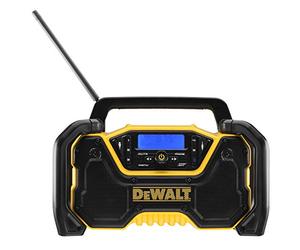 Dewalt XR DCR029 Battery and Mains Radio (DAB+ and FM Stereo Radio, Extremely Robust Casing, with Bluetooth, Digital Display with Backlight, Battery and Charger Not Included)