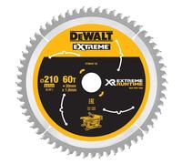 Dewalt DT99567-QZ DT99567-QZ-Hojas para Sierra Circular Estacionaria XR Extreme RUNTIME 210mm dia x 30mm 60D