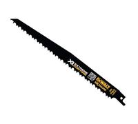 DEWALT XR Wood With Nails Reciprocating Blade 230mm 4/6 TPI Pack of 5 DEWDT9955