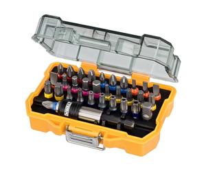 DEWALT XS Tough Case 25mm Screwdriving Set 32pc, DT7969-QZ | 32pc 25mm screwdriving set in extra small Tough Case with high performance bits for reliable fastening.