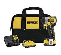 DEWALT Xtreme 12V MAX* Cordless Screwdriver, 1/4-Inch, 2-Ah Batteries (DCF601F2)