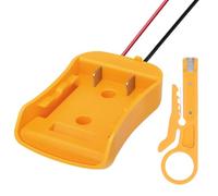 DeWalt18V-20V Battery Adapter, Electric Toys Power Wheel Battery Converter Dock Power Connector ABS Base,with Wire Stripper, for DCB Series 18V 20V Battery