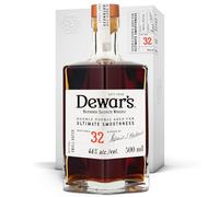Dewar's Double Double 32 Year Old Blended Scotch Whisky, 46% ABV, 50cl, with Gift Box, Finished in Pedro Ximenez Sherry Casks, 500ml