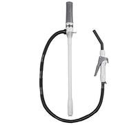 DEWAY Automatic Fuel Transfer Pump with Nozzle for Quick Flow Control & Stop, 3X More Powerful D Battery Powered, Extra Long Hose Fits All Size Cans, Portable Liquid Pump Transfers at 2.3 Gal/Minute