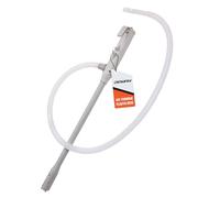 DeWay Battery-Powered Stick Fuel Transfer Pump with Fast 3.2GPM Flow Rate & 51” Clear Transfer Hose for Hands-Free Use, Fits Most Gas Cans for Pumping Gasoline, Kerosene, Diesel & Non-Potable Water