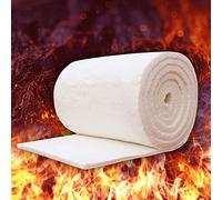 Dewdat Ceramic Fiber Insulation Blanket - Fireproof Insulation Baffle Rated to 2400F, for Dishwasher, Forge, Fireplace, Kilns, Stoves, Furnace, Oven - 1000mm x 610mm x 20mm