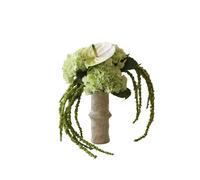 Dewdrop Symphony Bouquet Green/ White