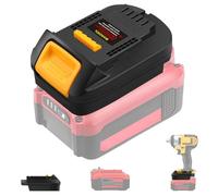 DEWDYS for Craftsman 20V to for DeWalt 20V Battery Adapter, for V20 Lithium Battery Converter for DeWalt 20V MAX Cordless Power Tools, Adapter Only