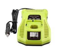 DEWDYS for Ryobi 12V-18V Car Battery Replcement Charger,3A Vehicle Charger with Cigarette Lighter Plug, Dual Chemistry for Lithium Ni-Cd Ni-MH ONE+ Batteries