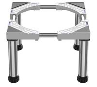 DEWEL Adjustable Fridge Stand, Width 43-67cm & Height 28-31cm, 300kg, White