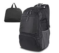 Dewellyoo Lightweight Hiking Backpack, Foldable Outdoor Camping Hiking Travel Multi-functional Camping Trekking Rucksack Travel Climbing Mountaineer Outdoor Sport Daypack Bag for Men Women (Black)