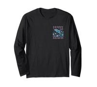 DEWEY BEACH DE DOLPHIN LOVER COLORFUL BEACH SOUVENIR Long Sleeve T-Shirt
