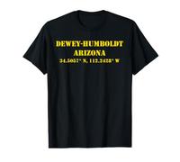 Dewey-Humboldt Arizona Coordinates Souvenir Value Graphic T-Shirt