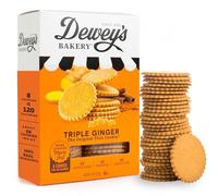 Dewey's Bakery Triple Ginger Cookies | Cooked in Small Batches | Real Ingredients, Simple | Consecrated Southern Bakery Recipe | 9 oz