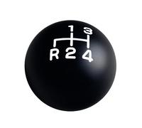 DEWHEL Aluminum 4 Speed Reverse Down Left Shift Knob Weighted 3/8-16 White