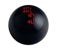 DEWHEL Aluminum Weighted Transfer Case Shift Knob Compatible with Jeep Wrangler YJ TJ Gear Shifter M12x1.25 M10x1.5 M10x1.25 M8x1.25