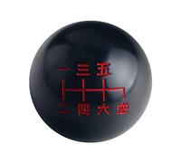 DEWHEL Black/Red Inlay Manual Shift Knob Short Throw Shifter 6 Speed M10x1.5 M10x1.25 M8x1.25 M12x1.25