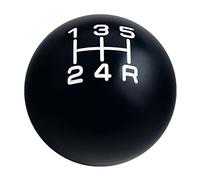 Dewhel Black/White Inlay Sphere Aluminum 200 Grams Weighted Manual Shift Knob 5 Speed Short Throw Shifter M12x1.25 M10x1.5 M10x1.25 M8x1.25