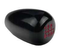 DEWHEL JDM Racing Type R Style 6 Speed 6MT Manual Gear Stick Shift Knob Compatible with Honda Civic Accord S2000 Acura Integra (Black)