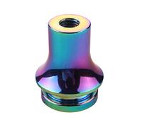 DEWHEL Shift KNOB Boot Retainer/Adapter for Manual Gear Shifter Lever 10X1.25 (Neo Chrome)
