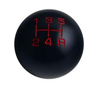 DEWHEL Sphere Shift Knob 5 Speed Velocity Short Throw Shifter 200 Gram Weighted Aluminum M12x1.25 M10x1.5 M10x1.25 M8x1.25 Black
