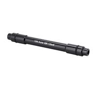 DEWIN 12mm to 9mm Bicycle Wheel Shaft Cross Axle Adapter Aluminum Alloy Shaft Fork Bicycle for Road Bike Mountain Bike (Black)